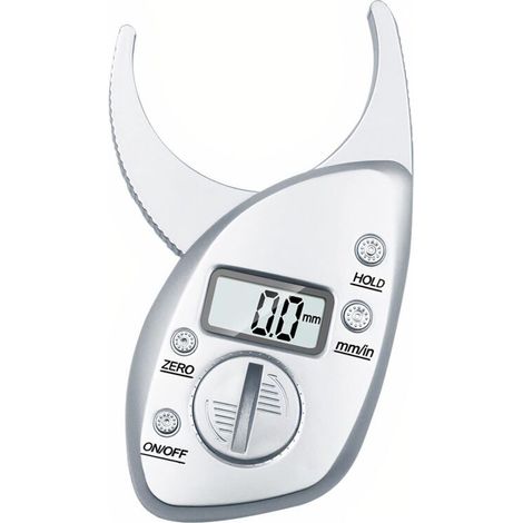 LCD Digital Body Fat Clamp, Body Fat Gauge for Calculating Body Fat Percentage