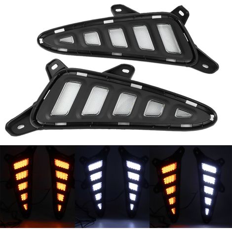 LED-Tagfahrlicht, 2-farbige Blinkerleuchte, passend für Toyota C-HR (2016–2019) (1/5)