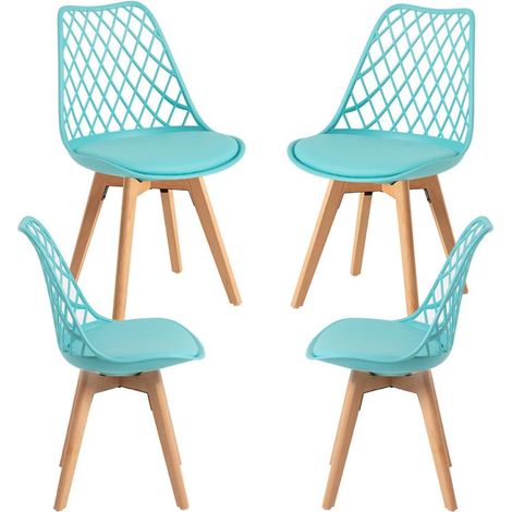 Packs Sillas Comedor - Pack 4 Sillas Mima - Aguamarina
