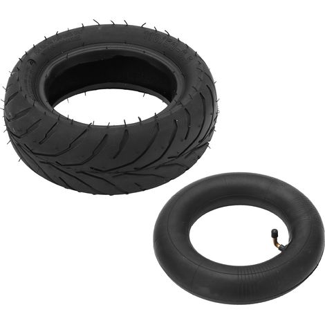 Chambre à air et pneus extérieurs 110/50-6.5 pour scooters électriques, pneu en caoutchouc gonflable épais (1/5)
