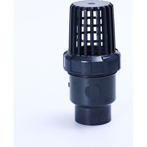 BEBUSINGOTO Clapet pied clapet anti retour a boule aspiration clapet crepine anti retour antiretour pvc piscine pompe ,noir,Diamètre Intérieur 25mm (1/3)