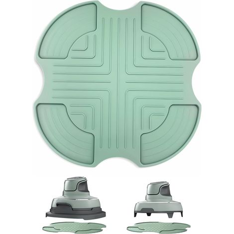 Tapis en silicone résistant à la chaleur, compatible avec la friteuse à air Ninja Crispi, accessoire isolant thermique compatible avec les récipients Ninja Crispi FN101, dessous de plat pour friteuse (1/5)