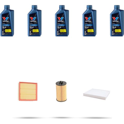 Kit tagliando 3 FILTRI e 5L OLIO compatibile con Opel Astra H ,GTC,SW 1.8 16v 103kw Dal 2005 (1/5)