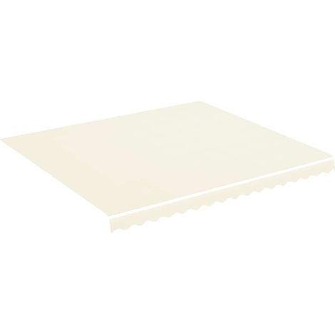Tessuto di Ricambio per Tenda da Sole Crema 4x3,5 m (1/4)