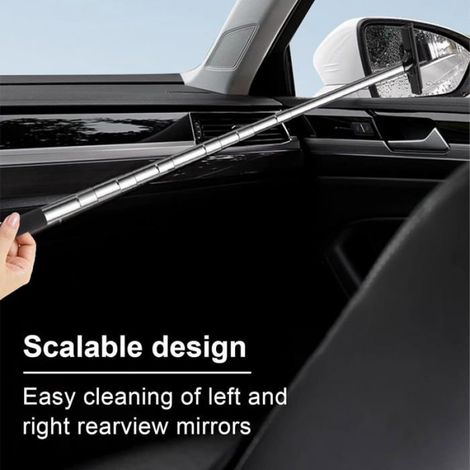 Mini extracteur vitre rétroviseur voiture, outil portable lèvre silicone nettoyage sans traces efficace (1/5)