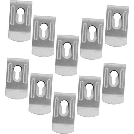 Lot de 10 pinces génériques en acier inoxydable pour mètre ruban (1/5)