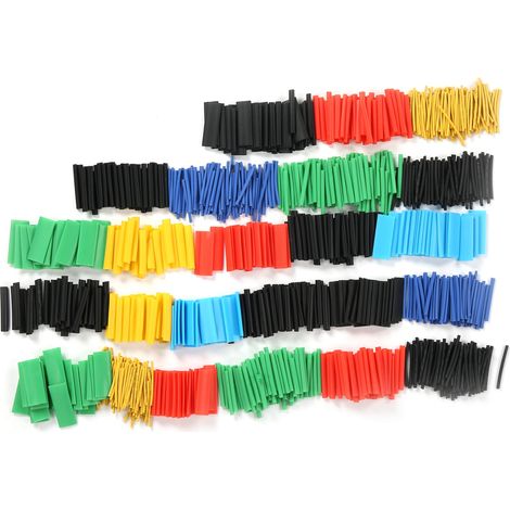 Gaine thermorétractable 1060 pièces, manchon de fil coloré, protection de câble, accessoires de sertissage (1/5)