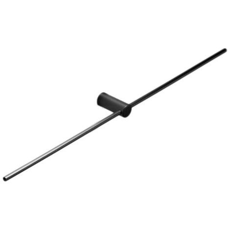 Porte-Serviettes De Salle De Bain Sans PoinçOnnage, Barre à Serviettes En Acier Inoxydable à Un Mot, Minimaliste, LéGer, Luxe, Tige Unique, Cheveux Suspendus Porte-Serviettes (Noir 60cm) (1/5)
