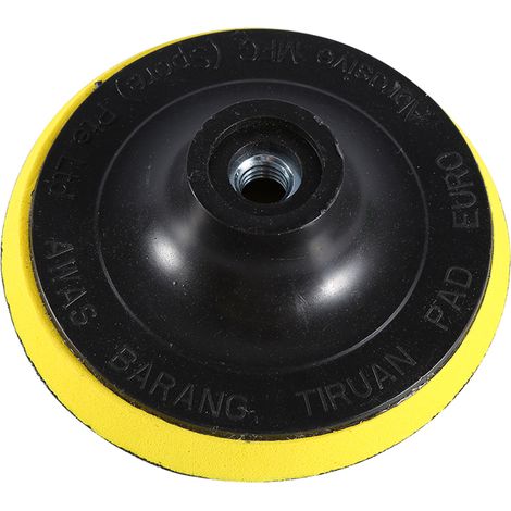 Un ensemble de disques de polissage diamantés pour utilisation à sec ou humide, 10 cm (4 pouces), pour granit, marbre, béton et pierre. (1/5)