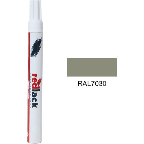 Feltro Vernice per ritocchi 8 ml – RAL 7030 – Grigio pietra – satinata – multisupporto – Redlack