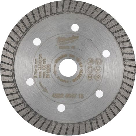 Disco diamantato dhts - gres porcellanato e marmo 76m milwaukee 464715