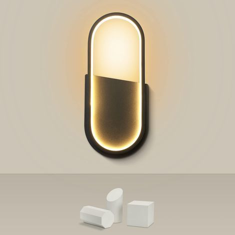 TAISHENGDA-Applique Murale Intérieure, Lampe Murale LED Moderne 18W Blanc Chaud 3000K, Luminaire Intérieur en Fer et Aluminium 900LM AC180-265V pour Salon Chambre Couloir Escalier Balcon Café (1/5)