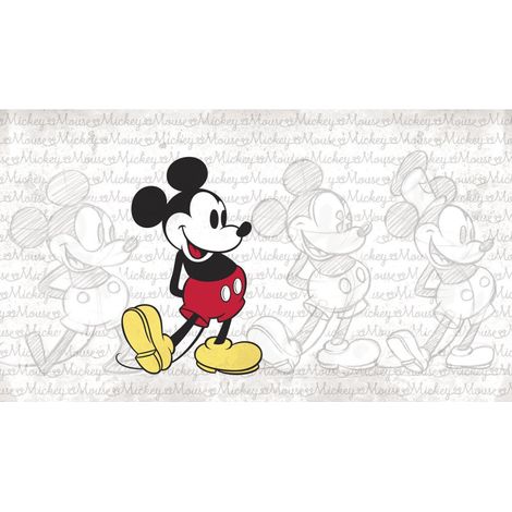 Papier peint Panoramique Encollé Mickey Classic Disney 320X182 CM (1/5)