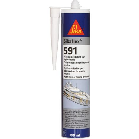 SIKA Sikaflex-591 stucco adesivo ibrido per applicazioni marine - Grigio - 300 ml