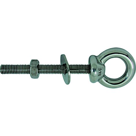 Bullone ad anello OEM Marine m12 acciaio inox 120 mm resistente (1/2)