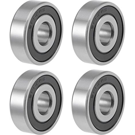 6202-16-2RS 6202/16-2RS 6202/16-2RS 16 x 35 x 11 mm Groove Ball Bearings with Replacement Seals for DIY 3D Printer Turning Bench Part Made of Chrome Steel and (1/5)