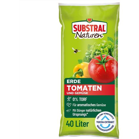 SUBSTRAL® Naturen® Tomaten- und Gemüseerde torffrei - 40 Liter (1/5)