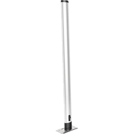 Folding Table Leg Base, Aluminum Alloy Table Support, 28.4 Inch Height, Easy Installation for Trailers, Travel, RV, Indoor Mounting (1/5)