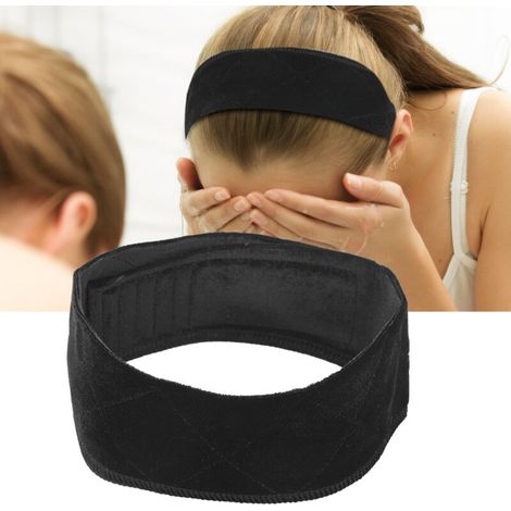 Verstellbares schwarzes Samt-Haarband für Perücken – Haaraccessoire für Damen (1/4)
