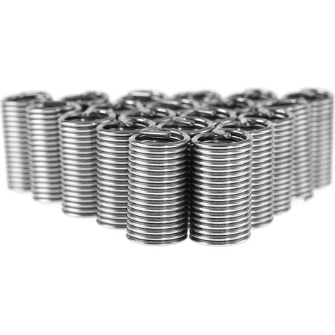 Inserts filetés hélicoïdaux en fil enroulé M14 en acier inoxydable SS304 (M1423 D, 20 pièces) (1/5)