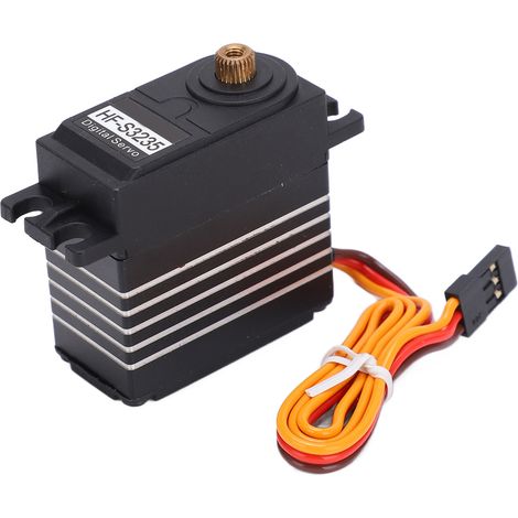 Servomoteurs 25 kg à engrenages métalliques, haute précision et faible bruit, pour voitures, bateaux, avions et robots radiocommandés. (1/5)
