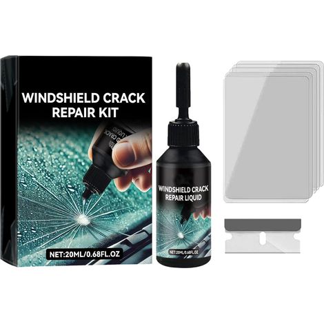 Kit Reparation Pare Brise,Car Windshield Repair Kit,Windscreen Repair Kit,Cracked Glass Repair Kit,Windshield Repair Tool (1/5)