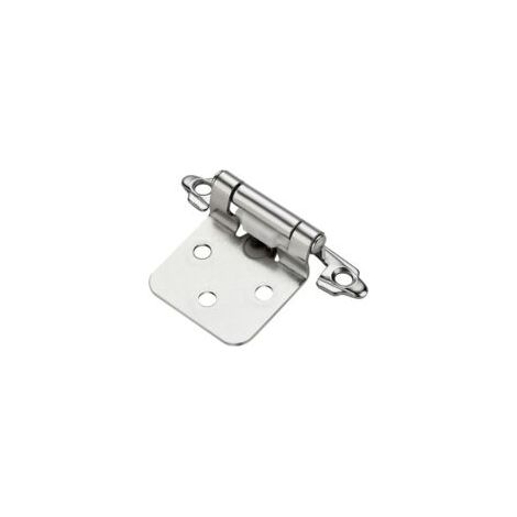 Cerniere a molla per uso domestico - adatte a tutti i tipi di mobili - confezione da 10, argento, spessore 1,4 mm - Crezuo (1/4)