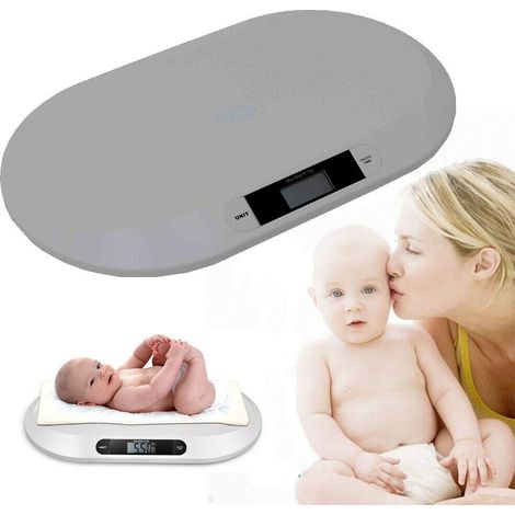 Babywaage 20Kg Digitale Babywaage für Baby Gewicht Kleinkind Gesundheit Säuglingswaage ABS Sicherheit Material 2 en 1 Funktion auch geeignet für Haustiere (1/5)