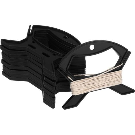 Lot de 10 enrouleurs pour organiser les cordes - Pour organiser les câbles - Organisateur de câble - Support de ligne de pêche - Rangement des câbles (1/5)