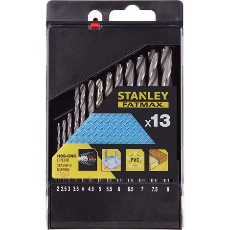 Stanley - Set di punte da trapano per metallo da 13 pezzi STA56013-QZ