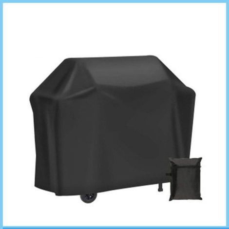 Housse Pour Barbecue - Oxford 210D Impermeable UV Resistant Vent - Pour Grill Gaz Et Charbon - 147x61x117 cm - 1 Piece (1/4)