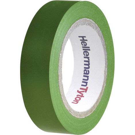 Ruban isolant HelaTape Flex 15 HellermannTyton 710-00103 vert (L x l) 10 m x 15 mm 1 pc(s) (1/2)