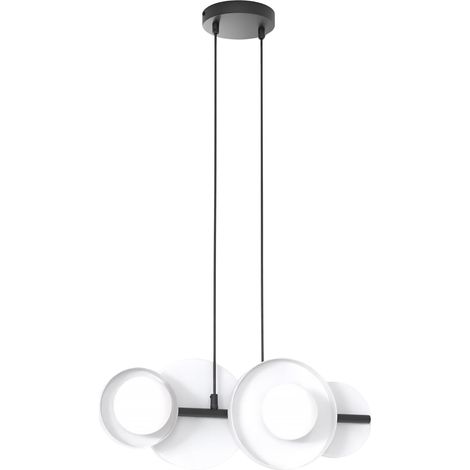 Lampadario geometrico bianco/nero 4xG9 Emibig MODEL (1/5)