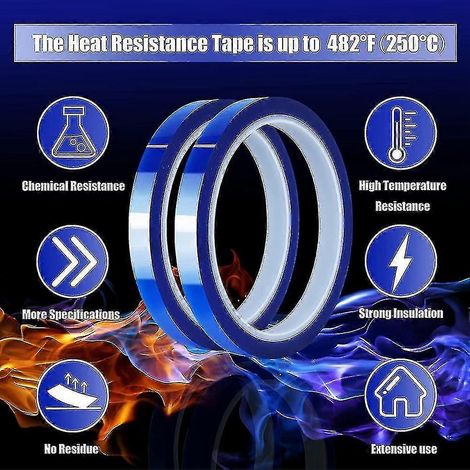 Compatible avec 2 rouleaux de ruban thermique bleu pour presse à sublimation thermique (1/5)