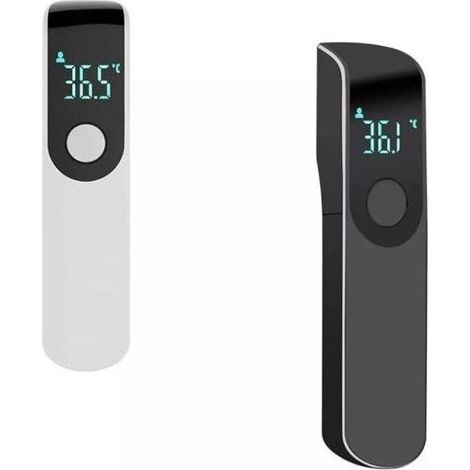 1 Thermomètre sans contact, Affichage LCD, Modes corps et objet, Distance 1-5cm, Pour adulte enfant bébé (1/5)