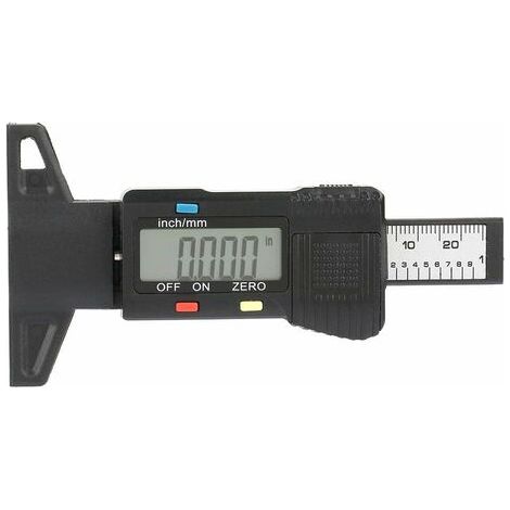 11.5×6.5×2cm Digital Tread Depth Gauge, Tire Thread Tester Gauge with LCD Display for Cars, Trucks, Vans