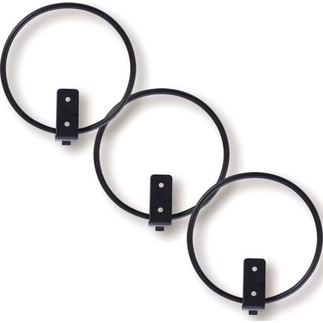 Lot de 3 supports de pots suspendus pour balcon, intérieur et extérieur, 6 pouces, 1 jeu (1/5)
