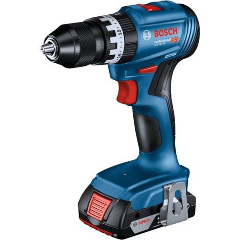 Perceuse Bosch gsb 18v-45 sans fil 2 batteries 2/4Ah