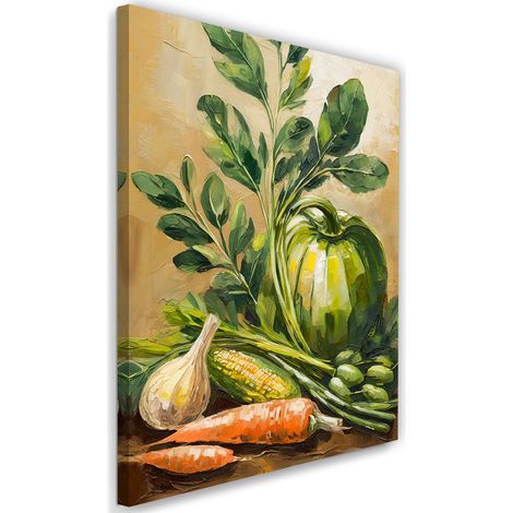Tableau déco Cuisine Légumes Alimentation 60x90 (1/5)