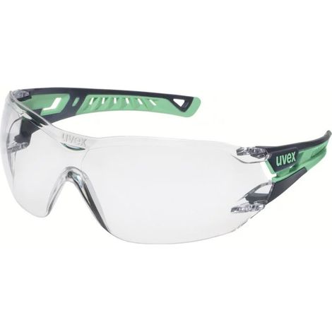 uvex pheos nxt 9128295 Schutzbrille inkl. UV-Schutz Grau, Grün EN 166:2001, EN 170:2002 (1/3)