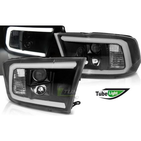 Paire de feux phares Dodge Ram 09-18 LED LTI noir-32209103 (1/4)