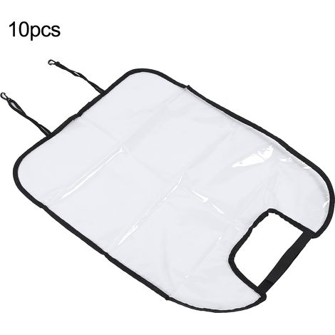 10pcs Housse Protection Dossier Siège Auto Anti-Saleté Enfant Bébé Kick Mat Noir Voiture Camion SUV (1/5)