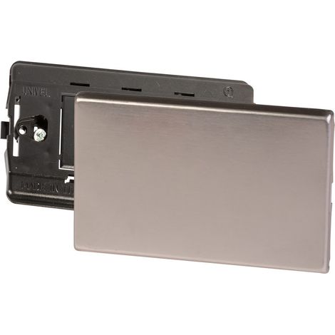 PLACCA IN ALLUMINIO CIECA SCATOLA RETTANGOLARE