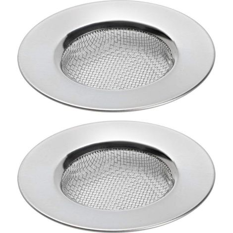 Lot de 2 filtres pour évier et Douche, Attrape-Cheveux 3" Produit pratique pour la maison et l'usage quotidien (1/4)
