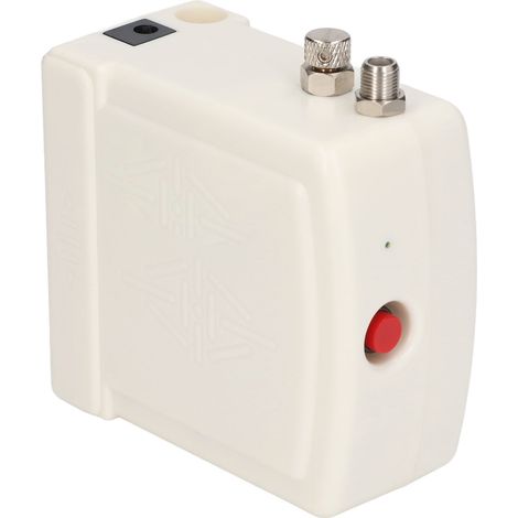 Compresseur d'air miniature portable HS08AC-S pour maquillage, peinture artistique, tatouage, pâtisserie, nail art, aérographe et loisirs créatifs (100-240V, blanc, norme US). (1/5)