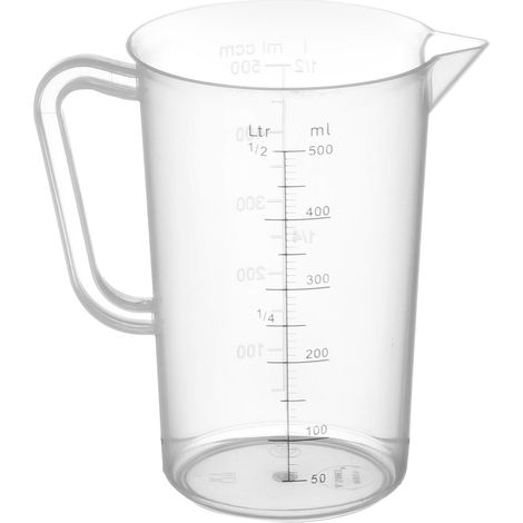 Vaso medidor de polipropileno con escala de 0,5 l - Hendi 567104