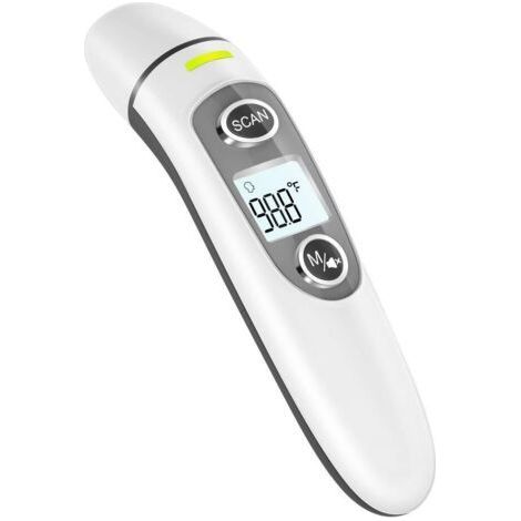 Thermomètres, thermomètres infrarouges numériques sans contact et thermomètres auriculaires et frontaux adaptés aux nourrissons et aux enfants. (1/4)