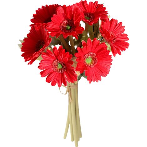 Fleurs de Marguerite Artificielles en Vrac, Arrangements Floraux Colorés de Simulation pour la Décoration de Jardin de Fête à la Maison (210510QJ02-4) (1/5)