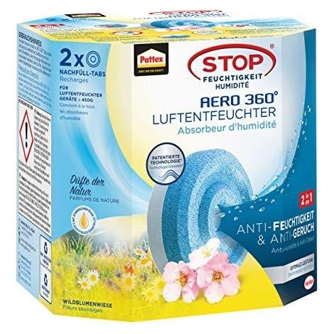 Pattex AERO 360° Compresse Ricaricabili Incolore Assorbimento Prolungato