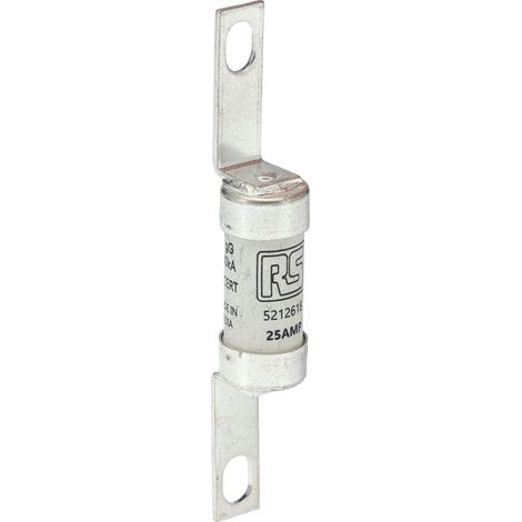 Fusible standard Britannique RS PRO A2, 25A, gG 550V c.a.